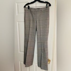 Ann Taylor Houndstooth plaid pants Kate fit
